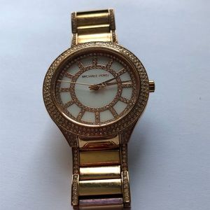 Michael Kors Rose Gold Pave Watch MK 3313
